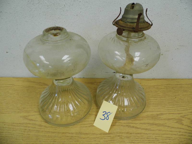 2 Vintage Oil Lamps