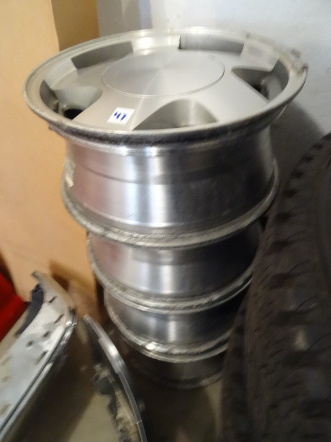 4 Aluminum Rims 1998 12 Ton GMC