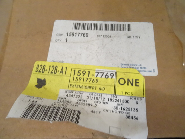 Chevy Part # 15917769 Lower Air Dam