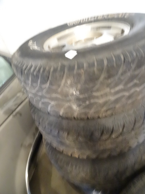 Tires and Rims off 1999 Classic Pickup