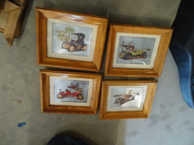 Vintage Framed Cars