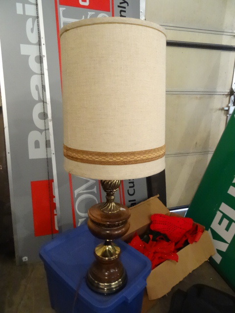 Vintage Table Lamp 42 Tall
